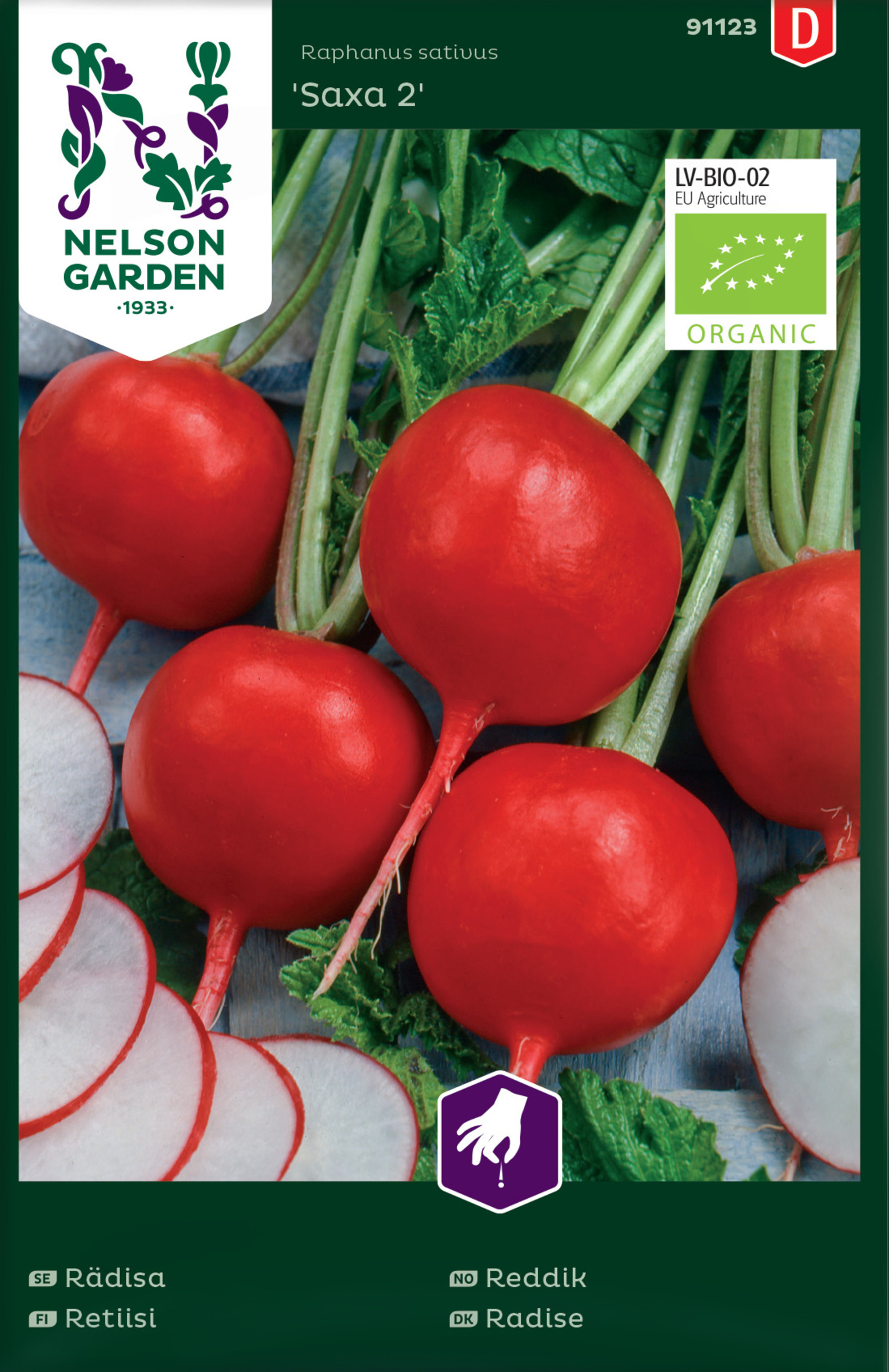 Retiisi ’Saxa 2’ luomusiemen