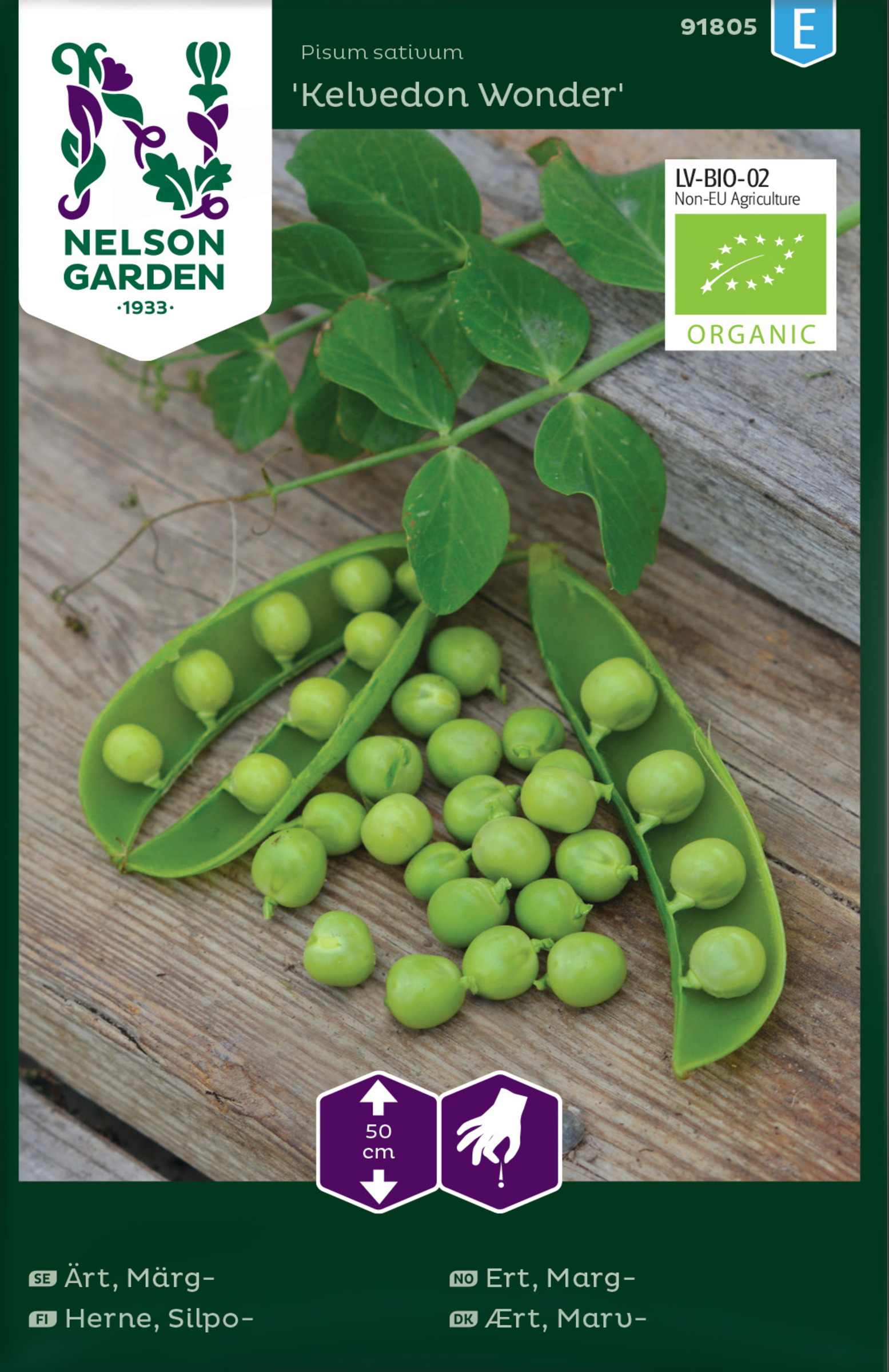 Silpoherne ’Kelvedon Wonder’ luomusiemen